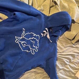 Detroit Lions hoodie with thick drawstring